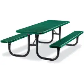 Thermoplastic Coated Picnic Tables - Rectangle