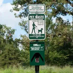 Dog Waste Sponsorship Sign