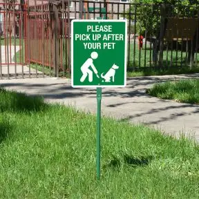 Yard Sign 3' Kit - Please Pick Up