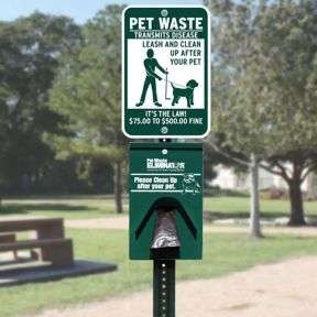 Basic Pet Waste Eliminator Station