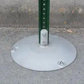 Concrete Sign Base for Pet Waste Station